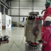 PIX SHOWING 20’’X20 BALL VALVE 900 SERIES ON INTERMEDIATE COAT + VALVE GEAR.