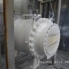 PIX SHOWING 20’’X20’’ 2500 SERIES BALL VALVE UNDERGOING PRE BOLTING.